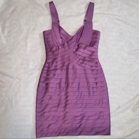 BCBG Max Azria Purple/Violet Party Dress - Picture 2 of 8